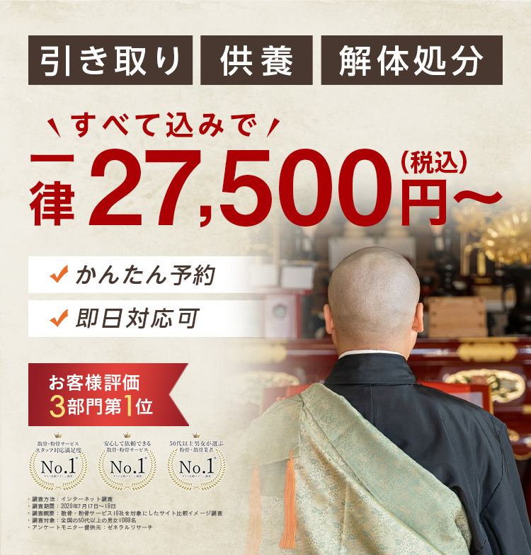 基本料金27,000円～